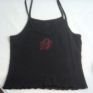 J. GALT BLACK CAMISOLE ONE SIZE